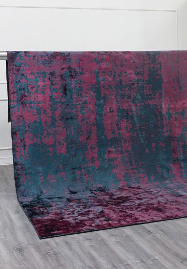 Fawn Red & Green Abstract Indoor Rug