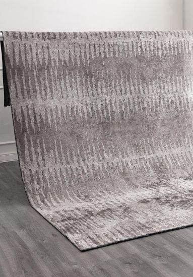 Grey Abstract Breeze Indoor Outdoor Rug