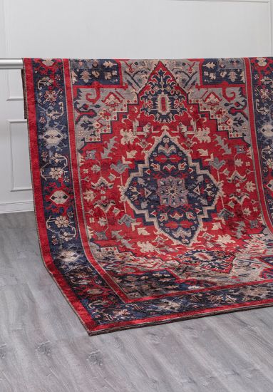 Shamrock Red Persian Living Room Rug