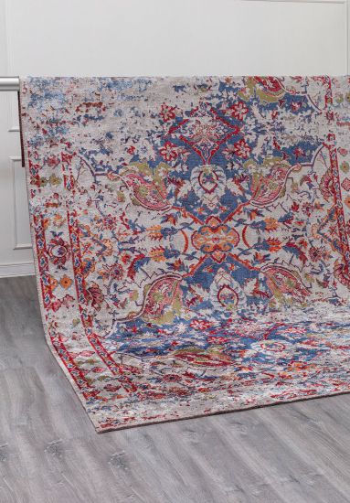 Traditions Multicolour Distressed Outdoor Rug