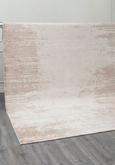 Abstract Cream & Beige Whispe Rug