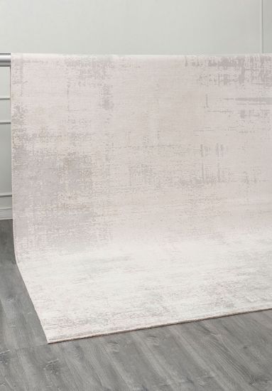 Emerald Grey Abstract Bedroom Rug