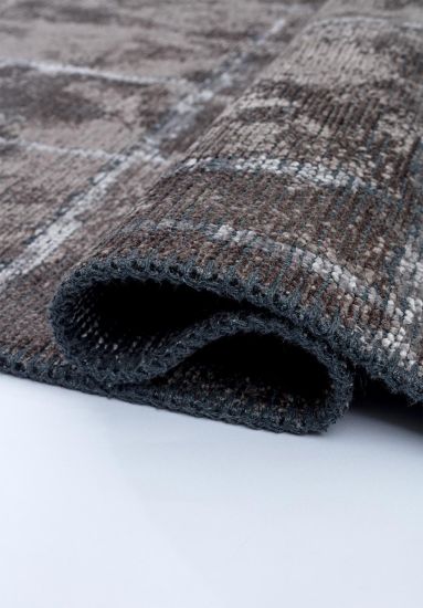 Glimmer Grey Abstract Indoor Outdoor Rug
