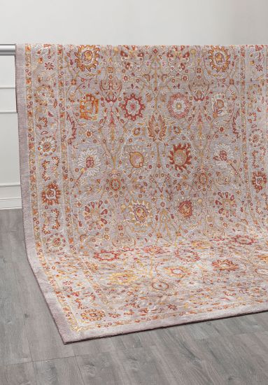 River Grey Red Persian & Oriental Rug