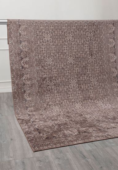 Mark Brown & Cream Persian Rug