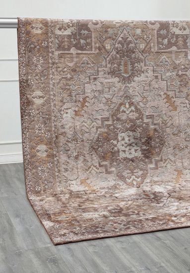 Weaver Beige & Brown Vintage Area Rug