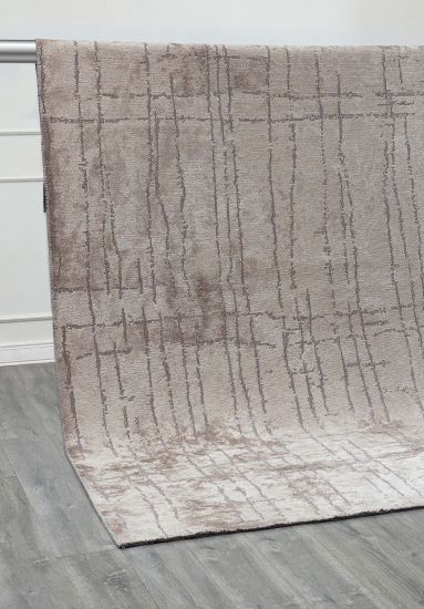 Istanbul Grey Abstract Living Room Rug