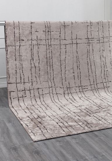 Abstract Brown Istanbul Living Room Rug