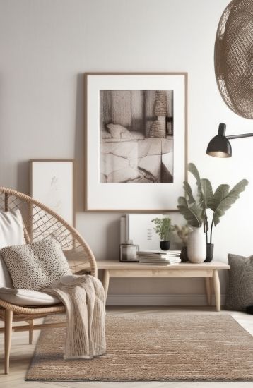 Embrace Beige Abstract Modern Rug