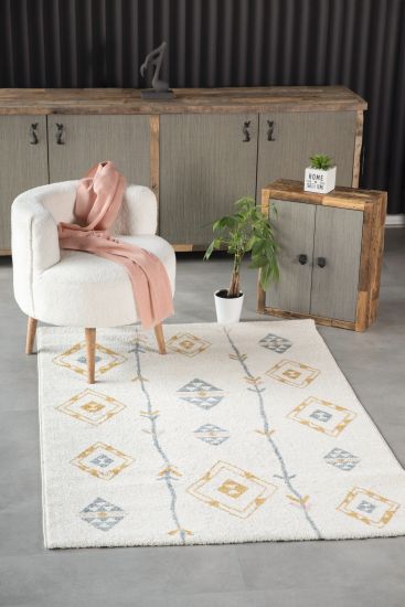 Yorkshire Yarn Geometric Rug