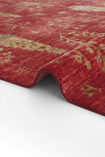 Gallipt Red & Yellow Persian Dining Room Rug