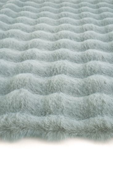 Softipa Grey Sheepskin Living Room Rug