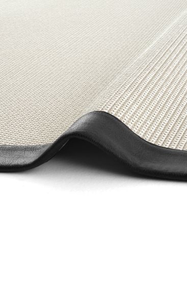 Sipatal Beige & Black Plain Area Rug