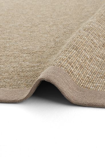 Brown Sipatal Jute & Sisal Bordered Outdoor Area Rug