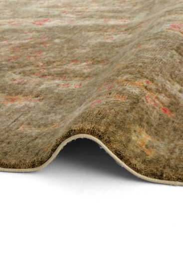 Gallipt Green & Brown Persian Living Room Rug