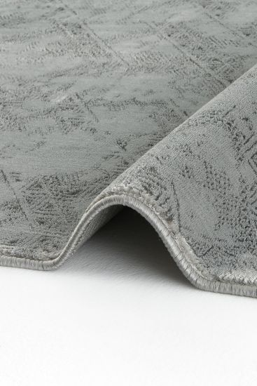 Coptria Grey Modern Distressed Indoor Rug