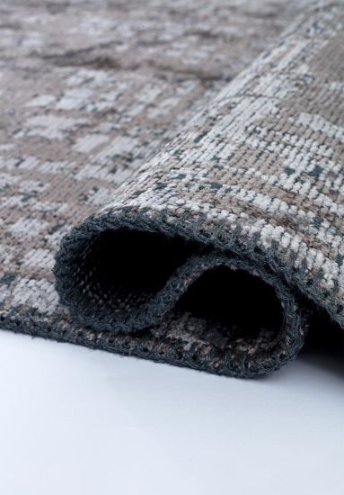 Grey & Brown Sable Outdoor Abstract Rug