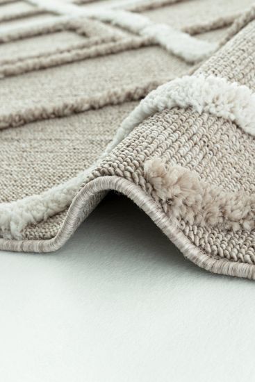 Paltino Brown Modern Scandi Area Rug