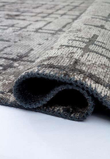 Grey Summit Stripes Living Room Rug