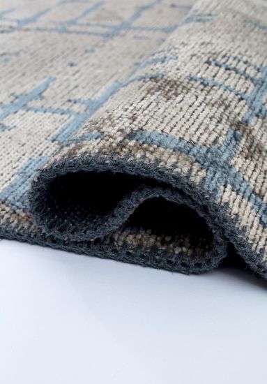 Summit Blue & Grey Stripes Area Rug