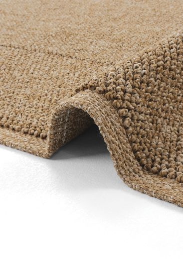 Mirage85 Beige Gold Plain Area Rug