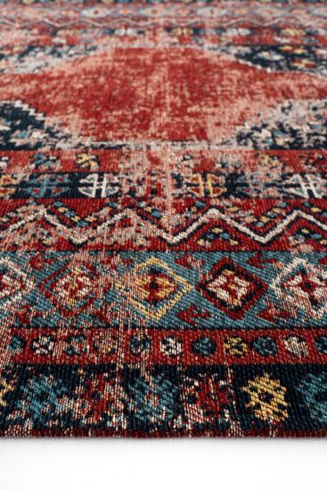 Maptilo Red Multicolour Persian & Oriental Indoor Rug