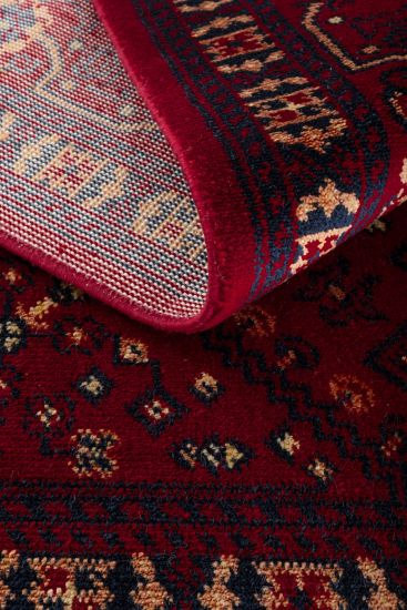 Beyptal Red Multicolour Persian & Oriental Living Room Rug