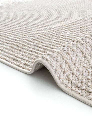 Verptal Beige Cream Plain Indoor Rug