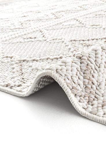 Miptasa Cream Beige Modern Bohemian Area Rug