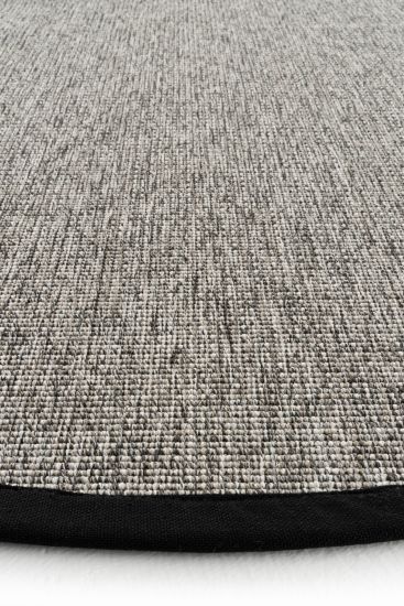 Sipatal Grey & Black Plain Living Room Rug