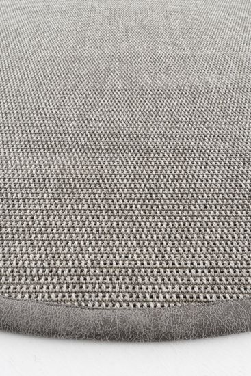 Sipatal Grey Bordered Living Room Rug