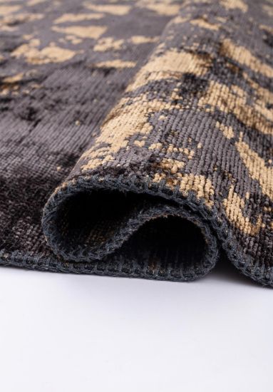 Motif Brown & Grey Abstract Living Room Rug