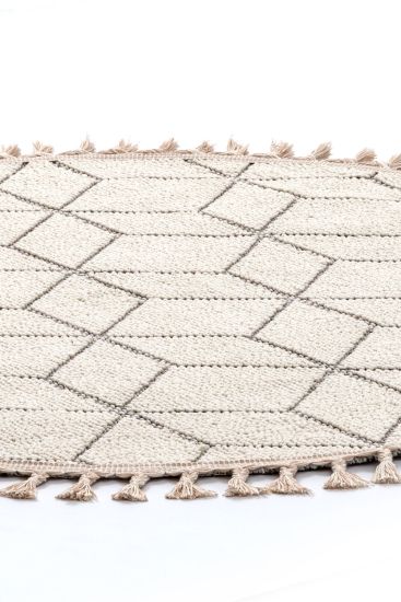 Breptis Cream Geometric Indoor Rug