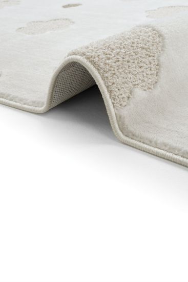 Smile85 Cream Beige Modern Kids Indoor Rug