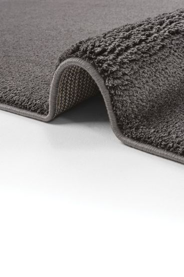 Puffy85 Charcoal Grey Plain Living Room Rug