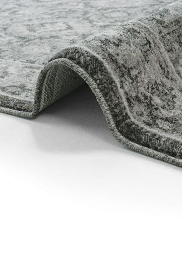 Zerina85 Grey Modern Patterned Living Room Rug