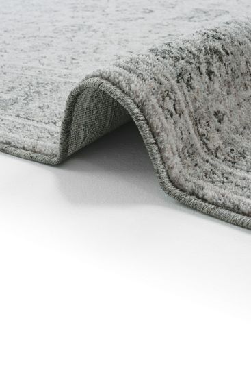 Zerina85 Grey Patterned Area Rug