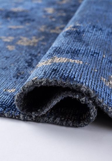 Blue & Grey Celesta Abstract Area Rug