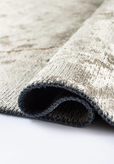 Tapestry Grey & Brown Geometric Area Rug