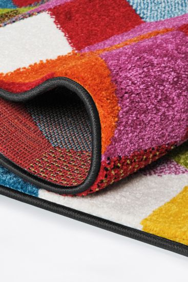 Geo Multicolour Aztec Geometric Rug