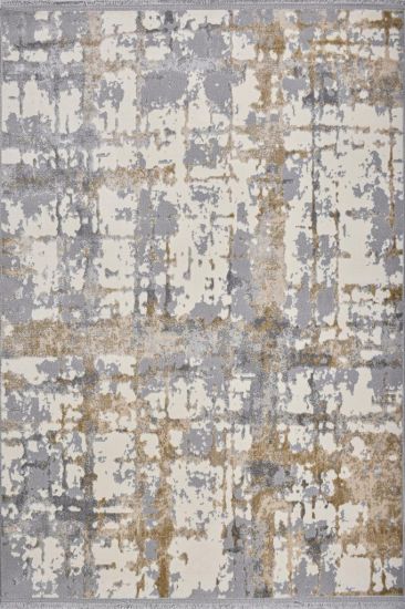 Nova Cream Charcoal Geometric Scandi Rug