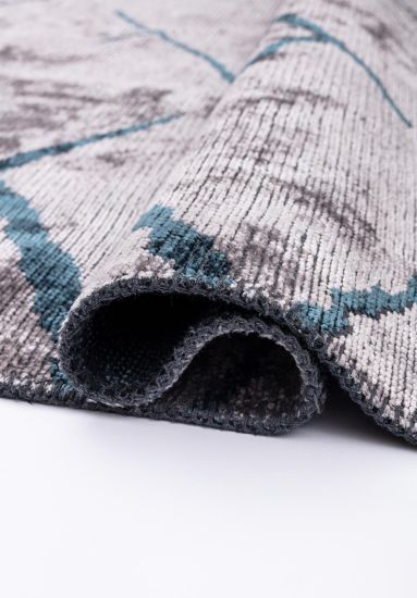 Croft Blue & Grey Abstract Outdoor Rug