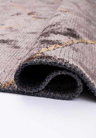 Brown & Grey Croft Abstract Area Rug