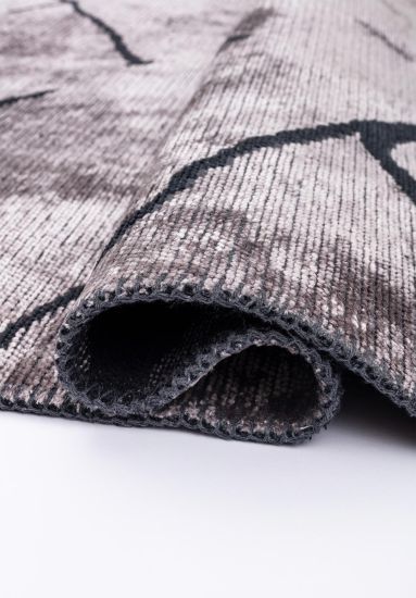 Croft Black & Grey Abstract Area Rug