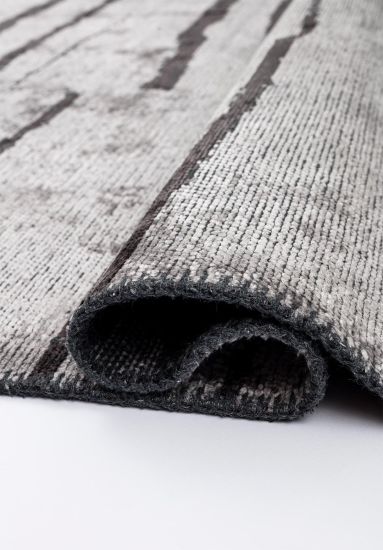 Moor Grey Abstract Indoor Outdoor Rug