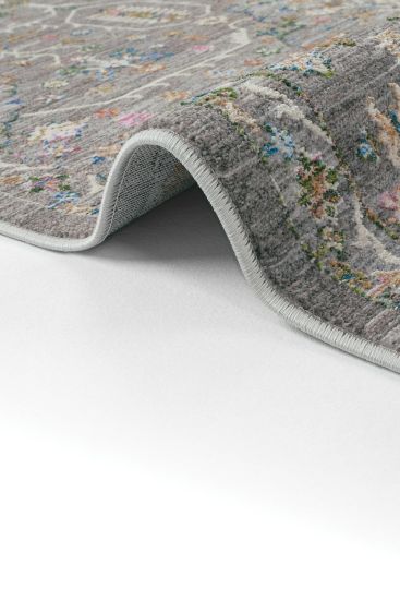 Mondela85 Patterned Bordered Multicolour Living Room Rug