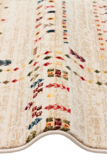 Multicolour Anka85 Modern Patterned Bedroom Rug
