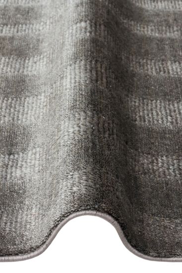 Silva85 Charcoal Plain Bedroom Rug