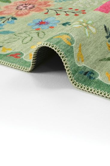 Daisy85 Multicolour Modern Floral Area Rug