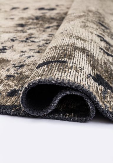 Brown Celesta Abstract Living Room Rug